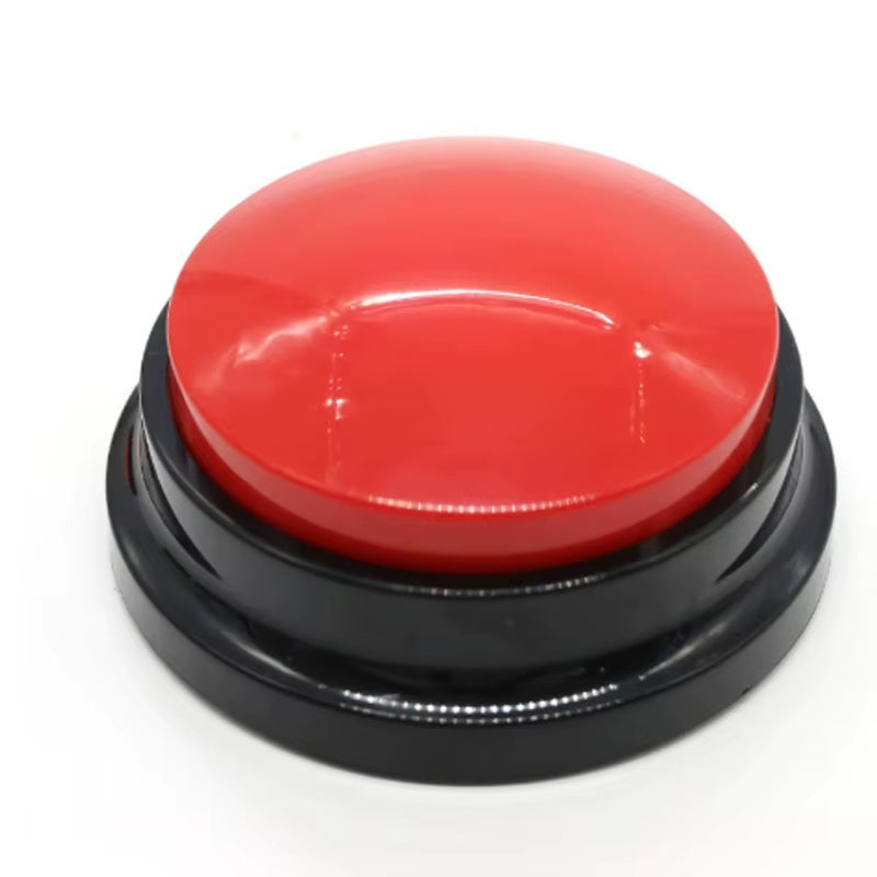 Hot Dog Communication Buttons Voice Recording Button for Pet Training 30 Second Record Playback Funny Gift for Talking