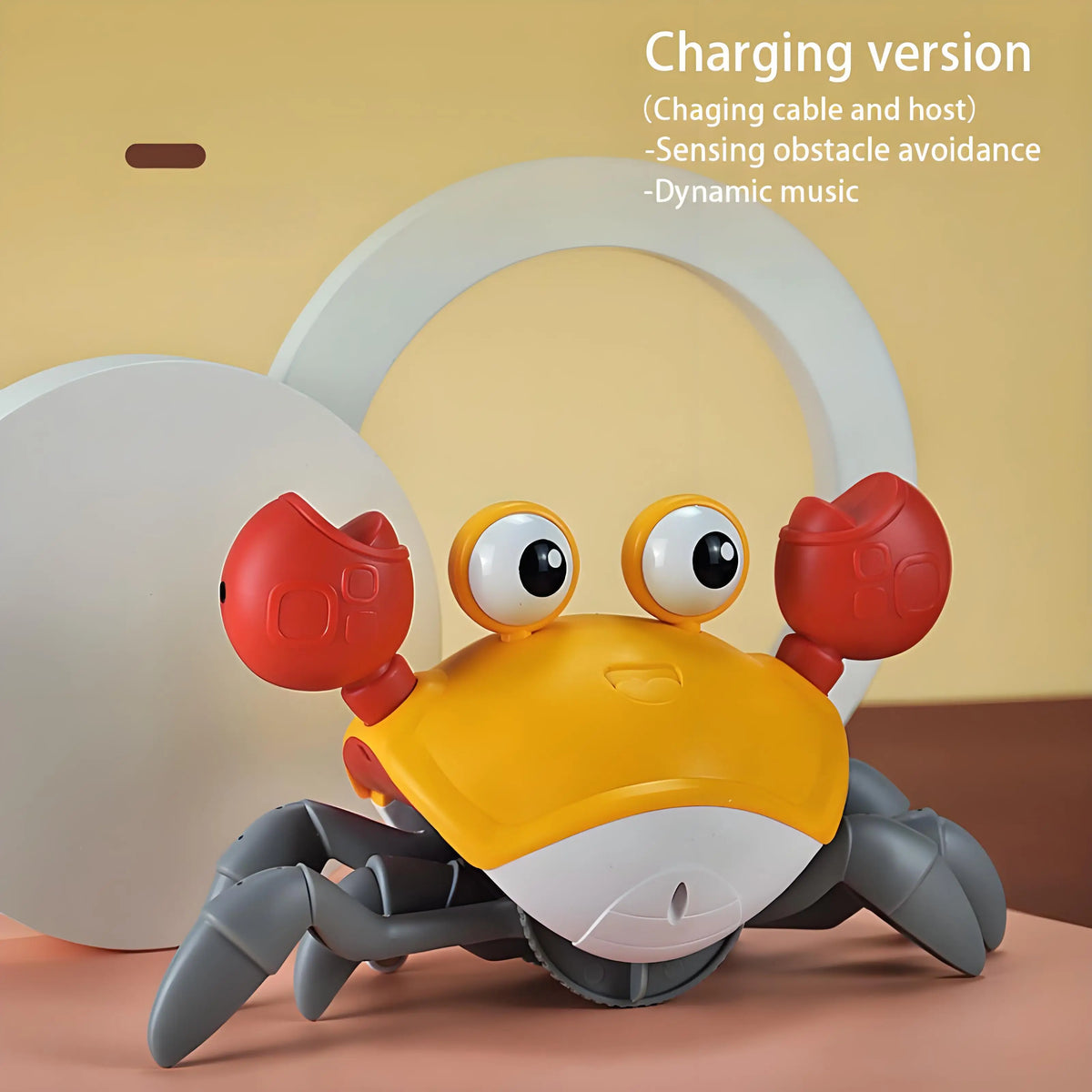 CrabbyDash Smart Escape Toy – The Musical, Moving Pet Kids Can’t Catch
