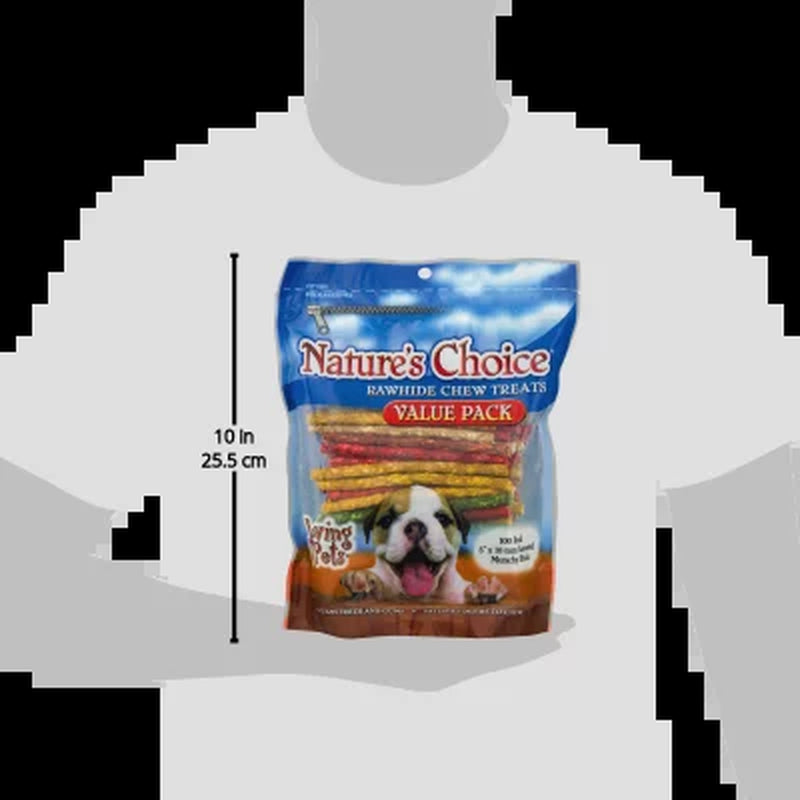 Loving Pets  Rawhide Chew Treats for Dogs, 100.0 PACK